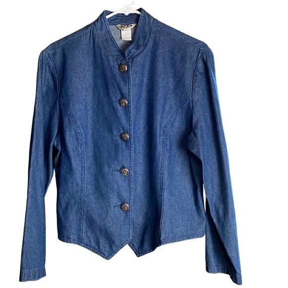 Stonebridge Women's Denim Wester Jean Jacket / Size-14 - Picture 1 of 9